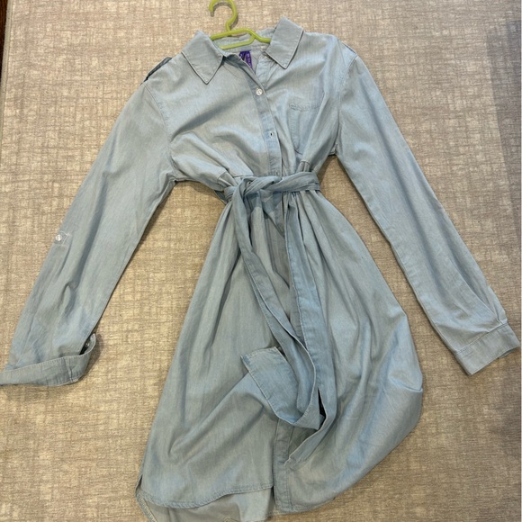 Seraphine Maternity Chambray dress - size 4/UK8 - Picture 4 of 6